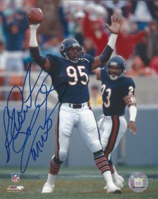 RICHARD DENT AUTOGRAPHED HAND SIGNED CHICAGO BEARS 8X10 PHOTO