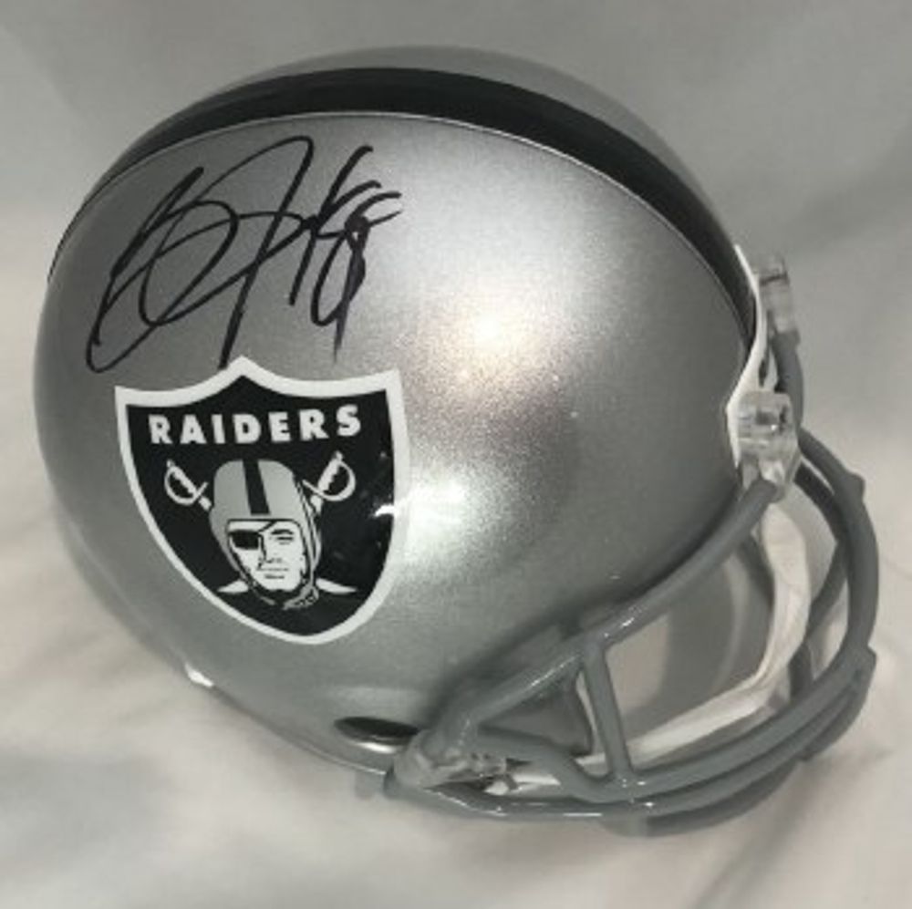 BO JACKSON AUTOGRAPHED SIGNED OAKLAND RAIDERS FULL SIZE HELMET