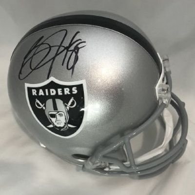 Bo Jackson Autographed Oakland Raiders Mini Helmet, Tri Star Authentic