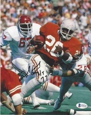 EARL CAMPBELL AUTOGRAPHED HAND SIGNED UT 8X10 PHOTO