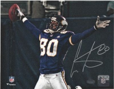 WARREN MOON AUTOGRAPHED HAND SIGNED MINNESOTA VIKINGS 8X10 PHOTO