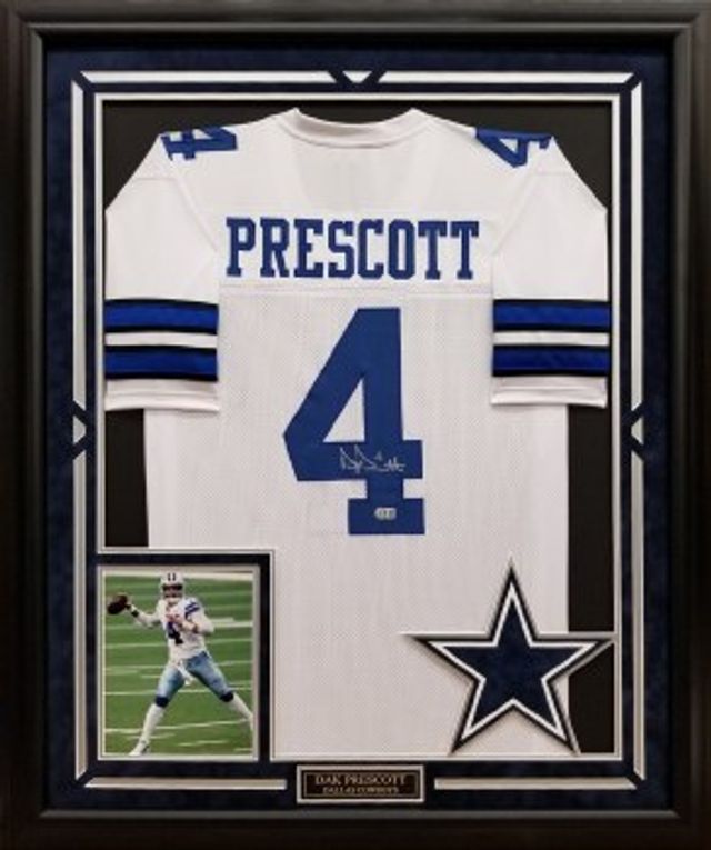 DALLAS COWBOYS TRIPLETS AUTOGRAPHED HAND SIGNED CUSTOM FRAMED LIMITED  EDITION JERSEY