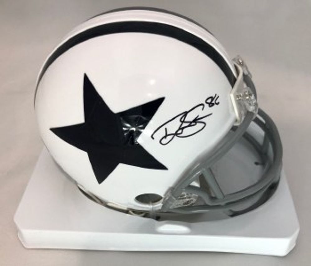 : Drew Pearson Signed Autographed Dallas Cowboys Mini