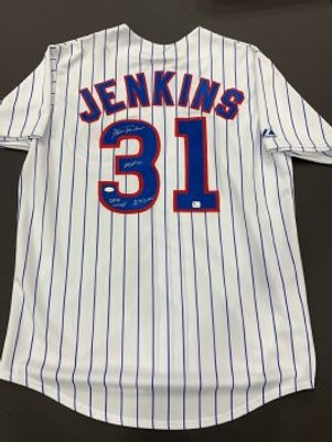 FERGIE JENKINS - CUBS UNFRAMED SIGNED JERSEY