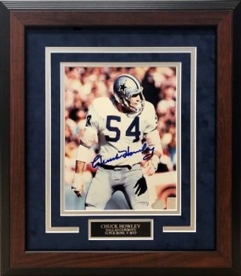 CHUCK HOWLEY AUTOGRAPHED HAND SIGNED AND CUSTOM FRAMED 8X10 PHOTO