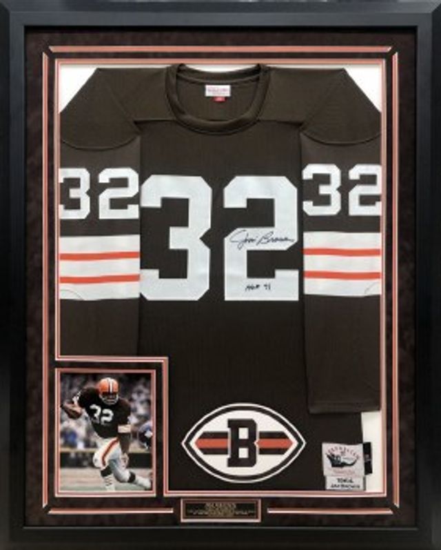 Men's Mitchell & Ness Jim Brown Brown Cleveland Browns Big