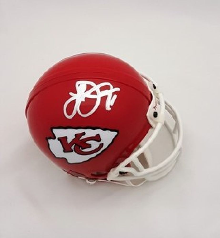 TRAVIS KELCE AUTOGRAPHED HAND SIGNED KANSAS CITY CHIEFS MINI