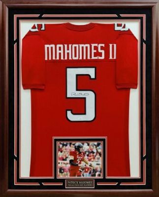 Patrick Mahomes Autographed Framed Red Chiefs Jersey