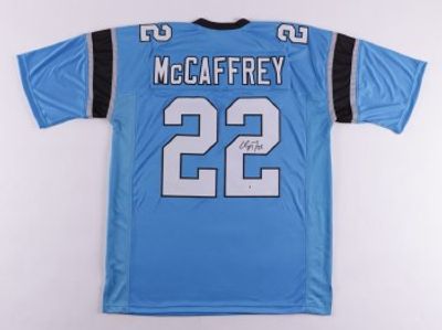 Nike Authentic McCaffrey Blue Panthers Jersey (Medium)