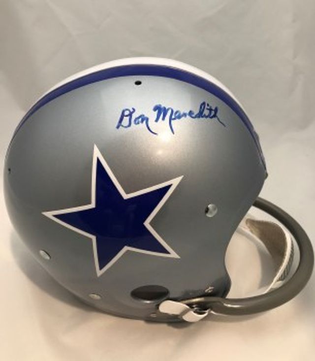 DAK PRESCOTT AUTOGRAPHED HAND SIGNED DALLAS MAVERCIKS FULL SIZE REPLICA ICE  ALTERNATE HELMET - Signature Collectibles