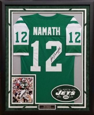 JOE NAMATH AUTOGRAPHED HAND SIGNED FULL SIZE NEW YORK JETS HELMET