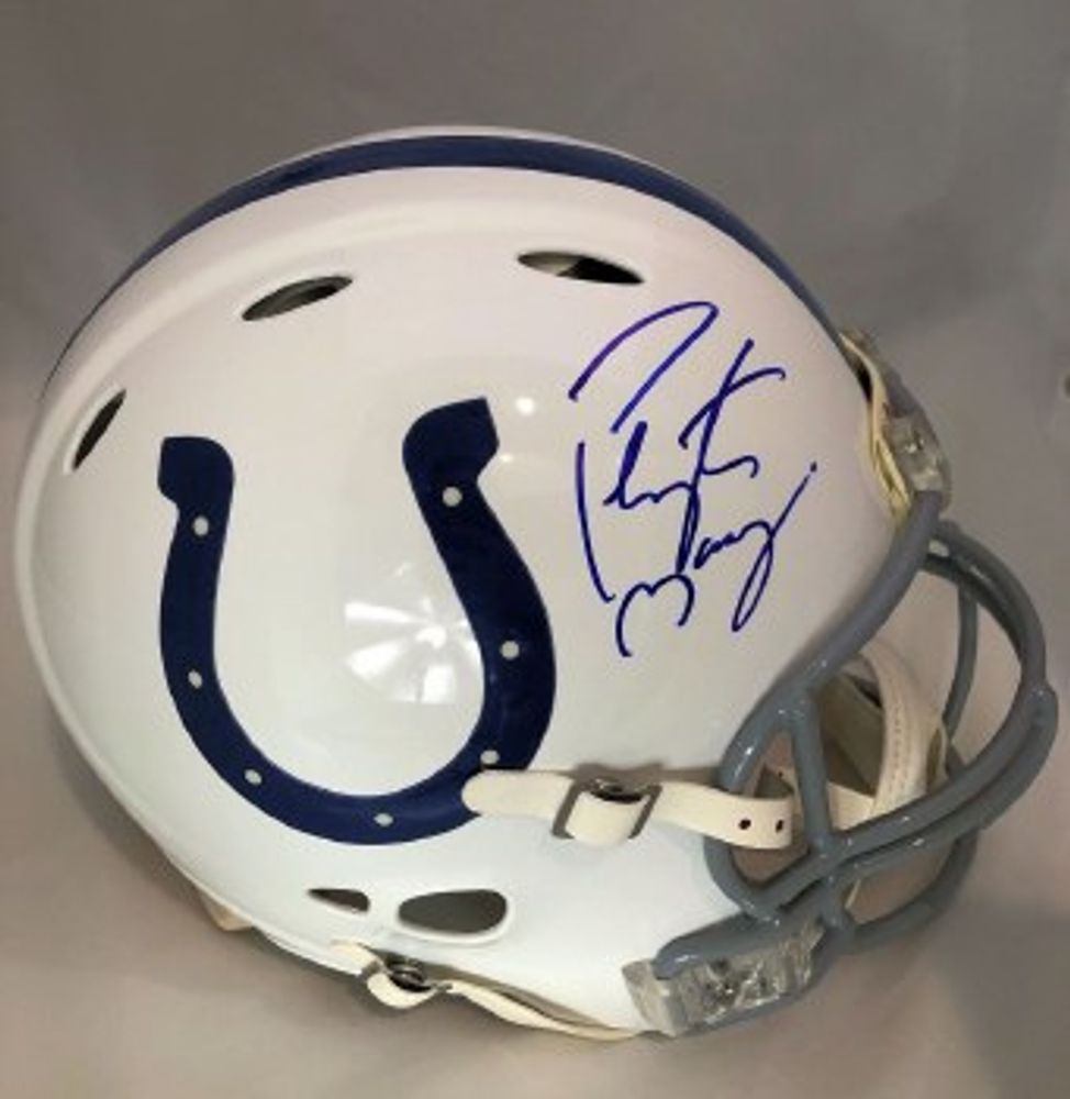 Signature Collectibles PEYTON MANNING AUTOGRAPHED HAND SIGNED INDIANAPOLIS  COLTS FULL SIZE AUTHENTIC HELMET