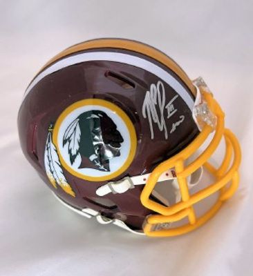 ROBERT GRIFFIN III AUTOGRAPHED HAND SIGNED REDSKINS REPLICA HELMET