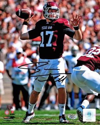 RYAN TANNEHILL AUTOGRAPHED HAND SIGNED TEXAS A&M 8X10 PHOTO