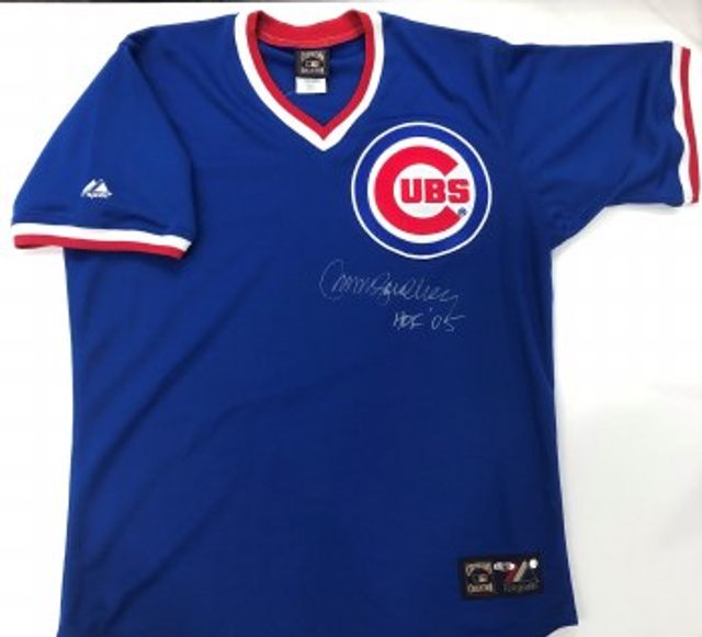 Ron Santo Signed Chicago Cubs Jersey.  Autographs Jerseys