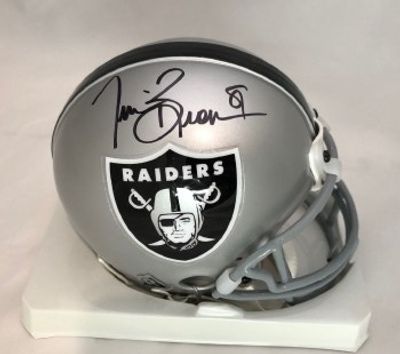 TIM BROWN AUTOGRAPHED HAND SIGNED RAIDERS JERSEY - Signature Collectibles