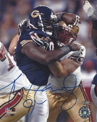 TOMMIE HARRIS AUTOGRAPHED HAND SIGNED CHICAGO BEARS 8X10 PHOTO