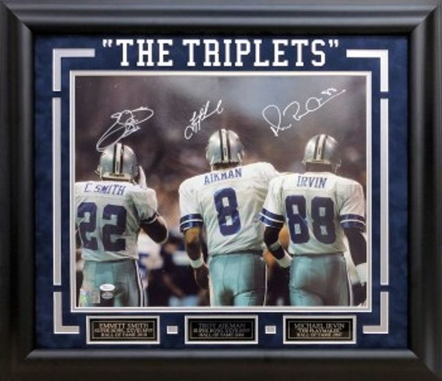 Signature Collectibles TROY AIKMAN AUTOGRAPHED HAND SIGNED CUSTOM FRAMED  DALLAS COWBOYS 8X10 PHOTO