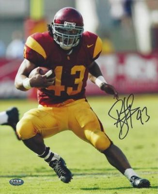 TROY POLAMALU AUTOGRAPHED HAND SIGNED USC 8X10 PHOTO