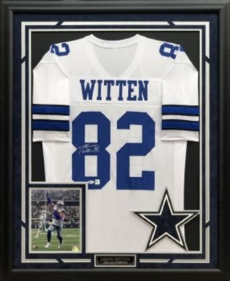 Signature Collectibles DALLAS COWBOYS TRIPLETS AUTOGRAPHED HAND SIGNED  CUSTOM FRAMED JERSEY