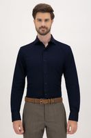 Camisa Knit Calderoni Color azul marino Contemporary fit