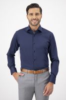 Camisa sport Roberts "Super-touch" azul marino, regular fit