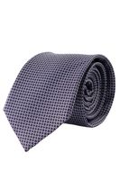 CORBATA TONO VINO CON DETALLES EN AZUL