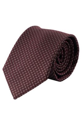 CORBATA ROBERT'S COLOR VINO CON DETALLES