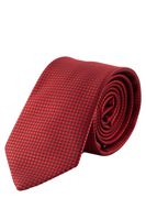 CORBATA ROJA CON CUADROS ROBERT'S