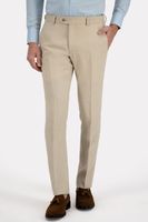 Pantalón vestir Robert's color beige, slim fit