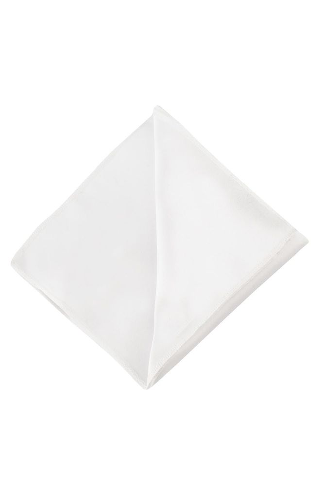 PAÑUELO BLANCO SATINADO