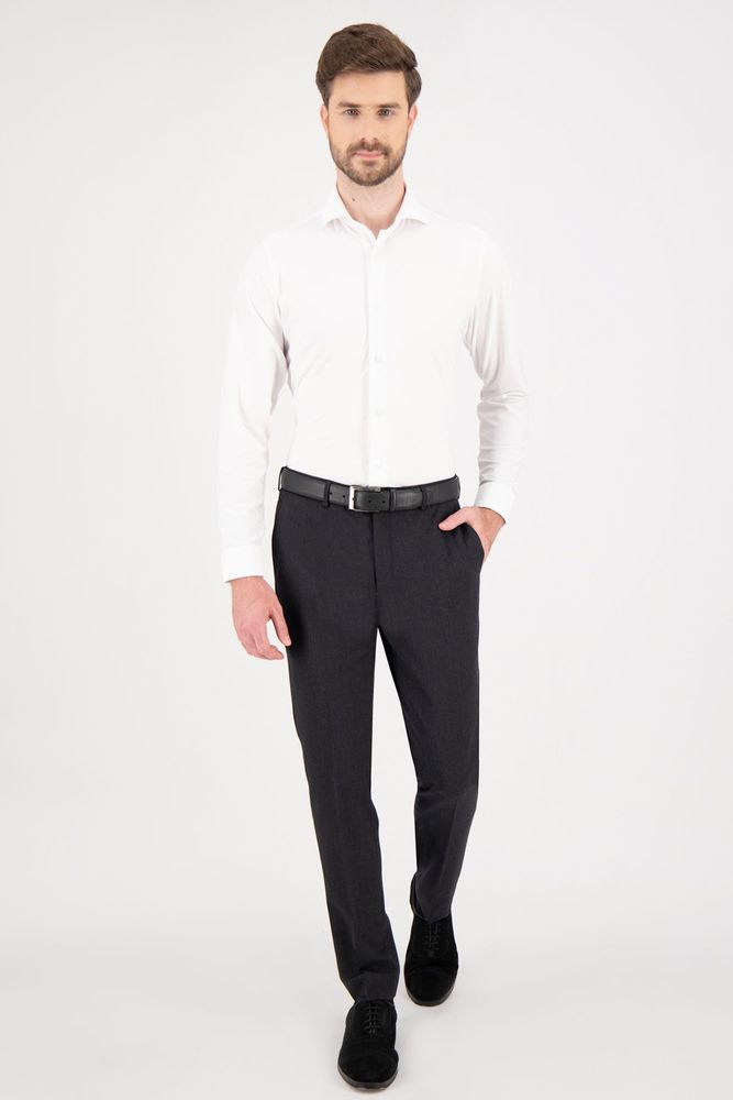 Pantalón Roberts color gris oxford, slim fit