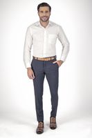 Pantalón Vestir Roberts Slim fit color Azul pizarra