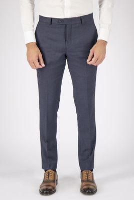 Pantalón Vestir Roberts Slim fit color Azul pizarra