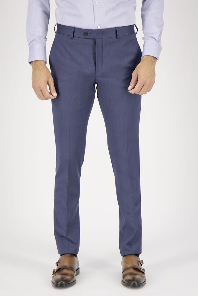 Pantalón De Vestir Formal | Gris |Slim-Fit