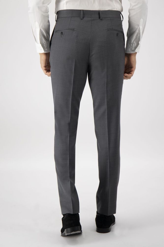 Pantalón vestir Calderoni gris regular fit