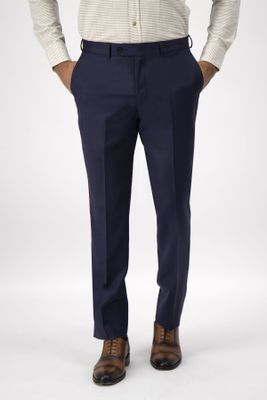 Pantalon vestir Calderoni azul marino regular fit