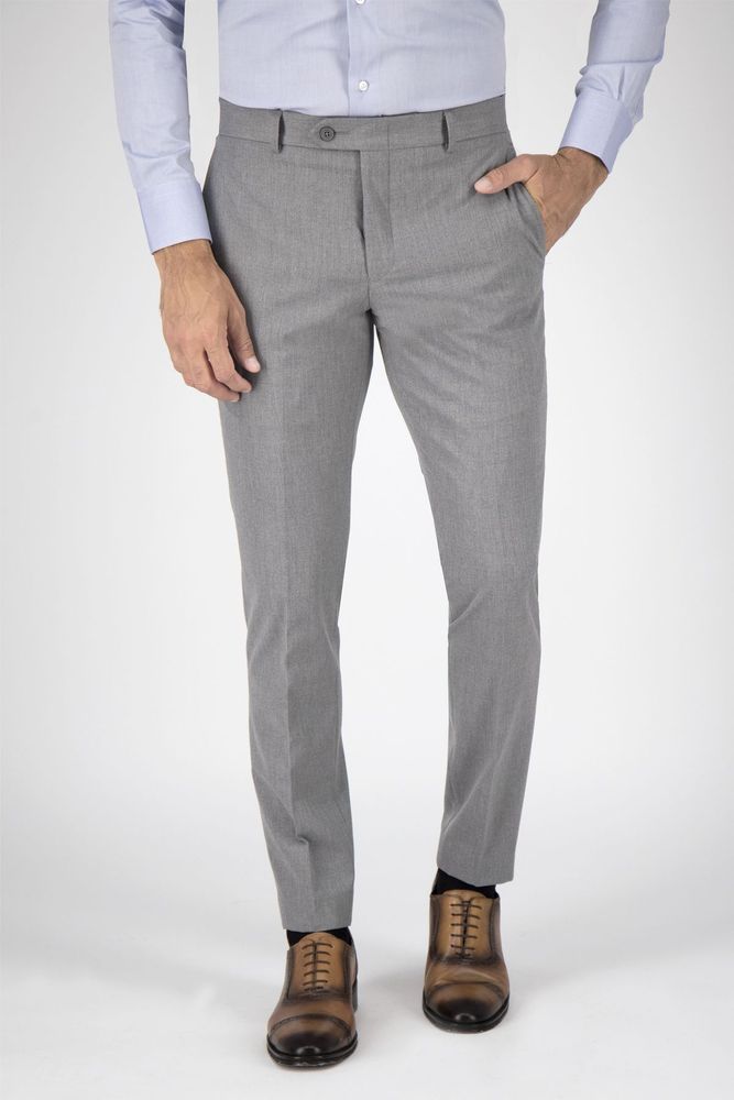 Pantalon vestir Roberts Red gris slim fit