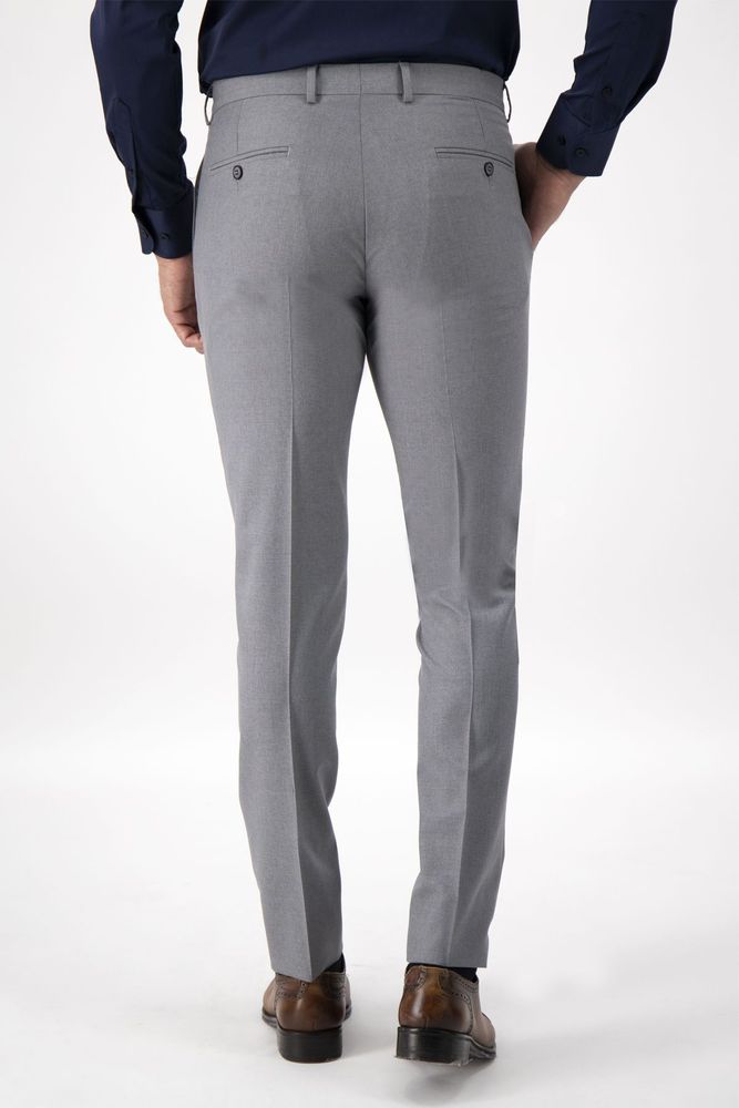 Pantalon vestir Roberts gris slim fit