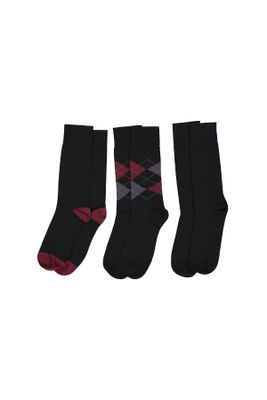 Calcetines marca Robert´s  3 pares en color negro .