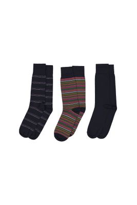 Calcetines marca Robert´s  3 pares en colores mixtos.