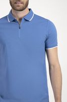 Playera polo Calderoni color azul, regular fit