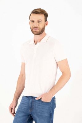 Playera polo Calderoni rosa regular fit