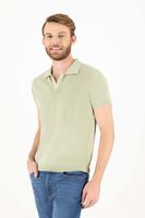 Playera polo Calderoni verde regular fit