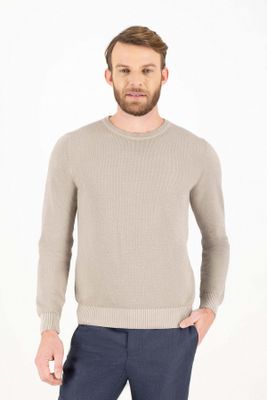 Sueter Calderoni beige regular fit