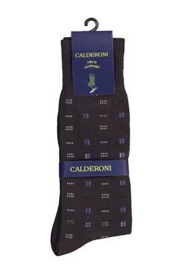 Calcetin Calderoni gris oxford