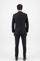 Traje Roberts Travel color negro, slim fit