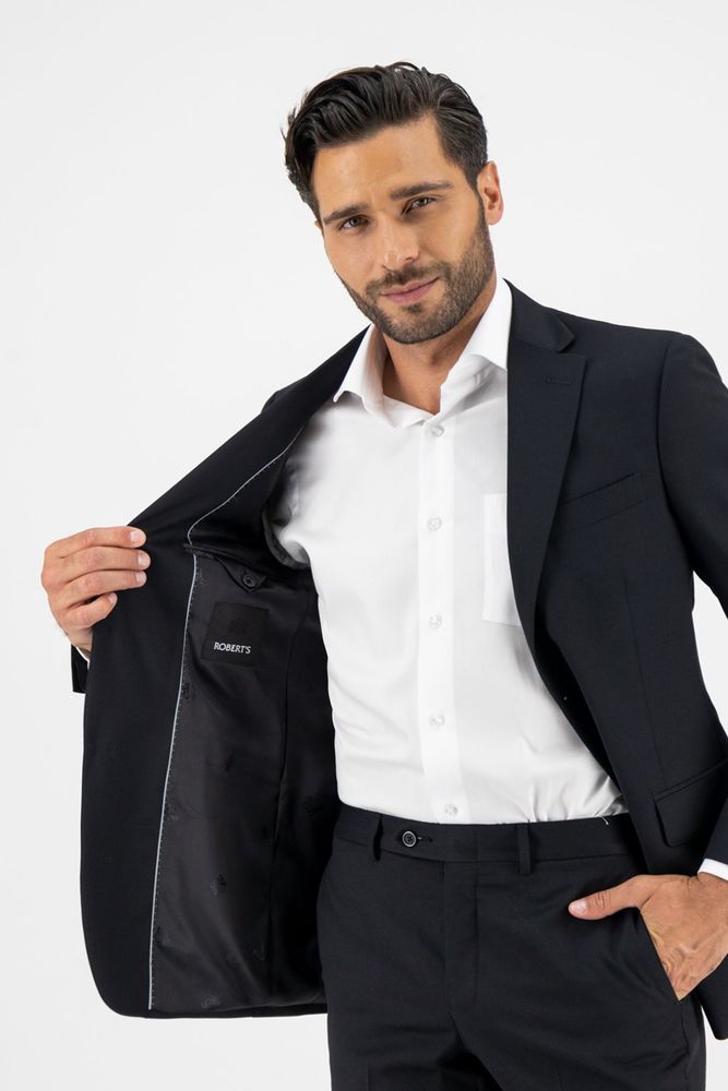 Traje Roberts Color negro Regular fit