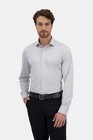 Camisa Knit Calderoni Color gris perla Contemporary fit