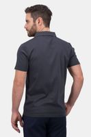 Polo Calderoni color negro, contemporary fit